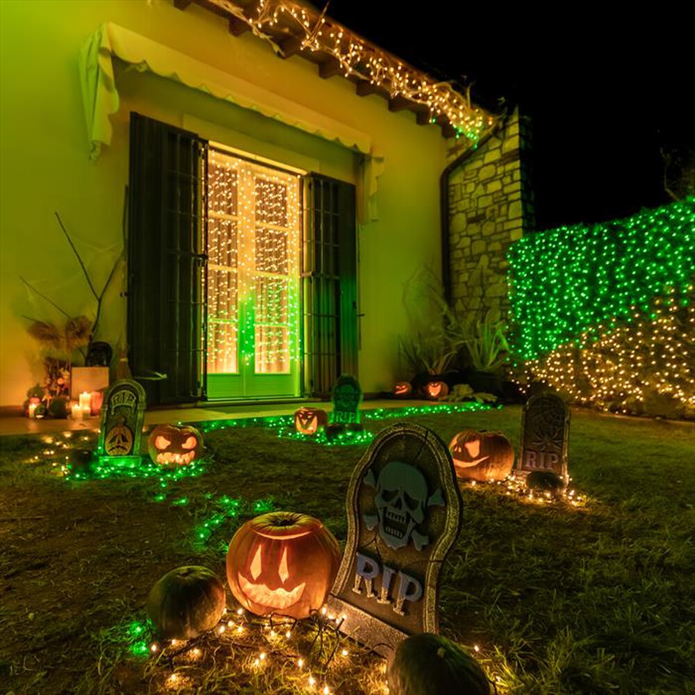 "TWINKLY - Stringa luminosa a forma di stella Candies 100LED-trasparente"