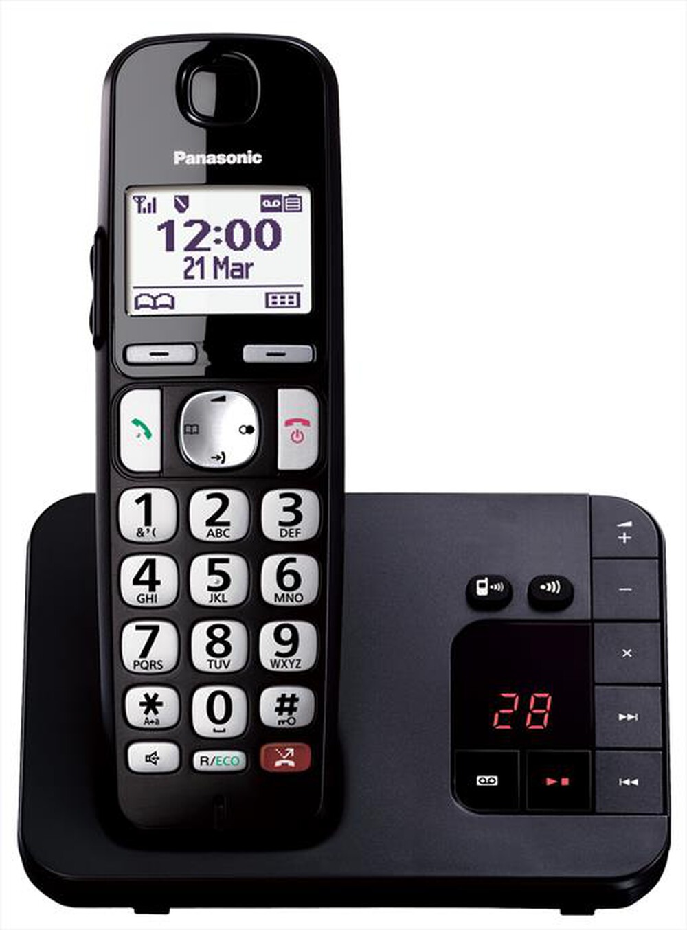 "PANASONIC - KX-TGE260JTB-NERO"