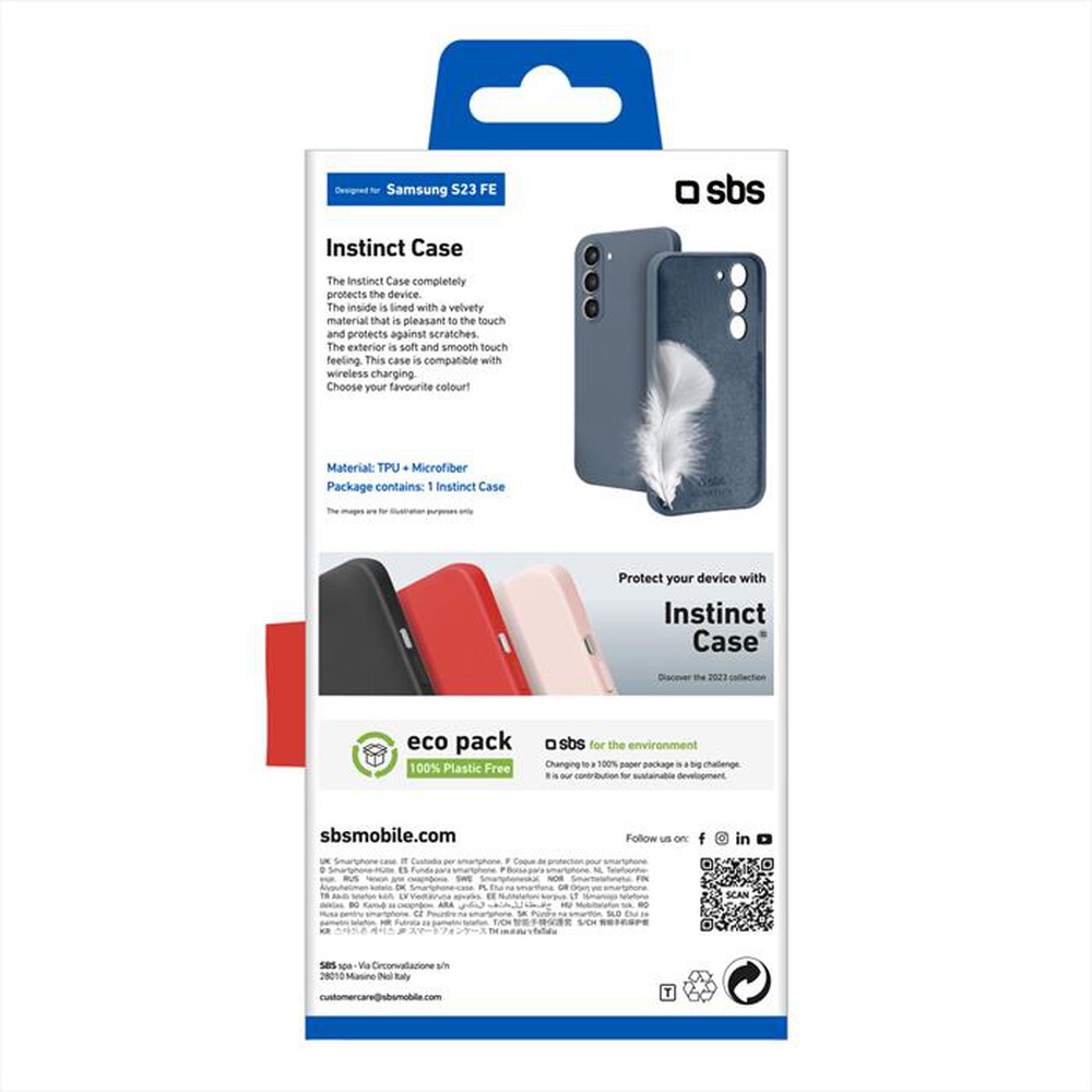 Immagine del prodotto SBS - Cover Instinct TEINSTSAS23FEB per Samsung S23 FE-Blu