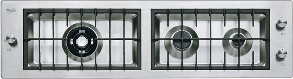 "WHIRLPOOL - Piano cottura a gas 3 fuochi AKM294/IX 116 cm-Acciaio inossidabile"