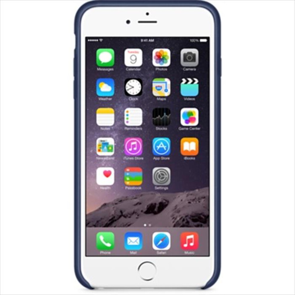 "APPLE - Custodia in pelle per iPhone 6 Plus-Blu notte"