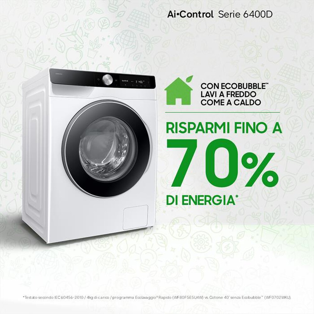 Immagine del prodotto SAMSUNG - Lavatrice WW11DG6B85LKU3 11 Kg Classe A-bianco