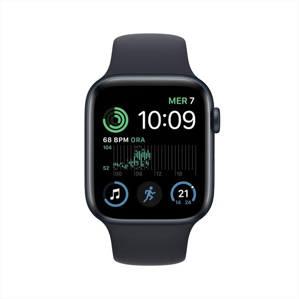 "APPLE - Watch SE GPS 44mm Regular-Mezzanotte"