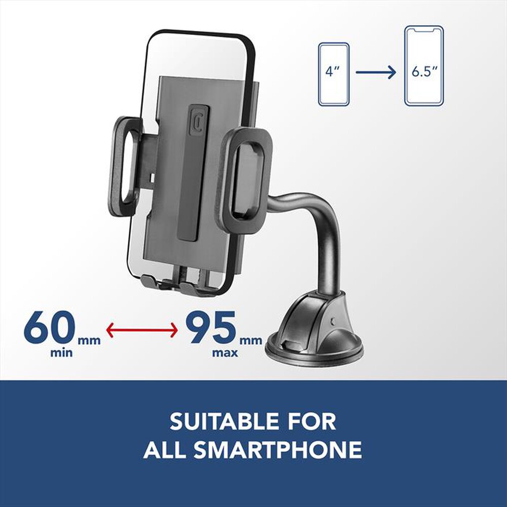 Immagine del prodotto CELLULARLINE - Supporto da Auto BIGCRABDUALFIX-Nero