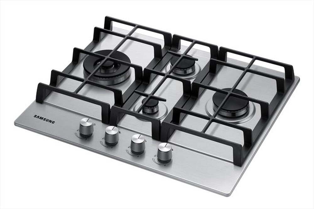 "SAMSUNG - Piano cottura a gas NA64H3031BS/T1 60 cm-Acciaio AISI 304"