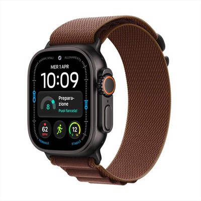 APPLE - Watch Ultra 4 GPS + Cellular 49mm Titanio-Alpine Loop Borgogna - Medium