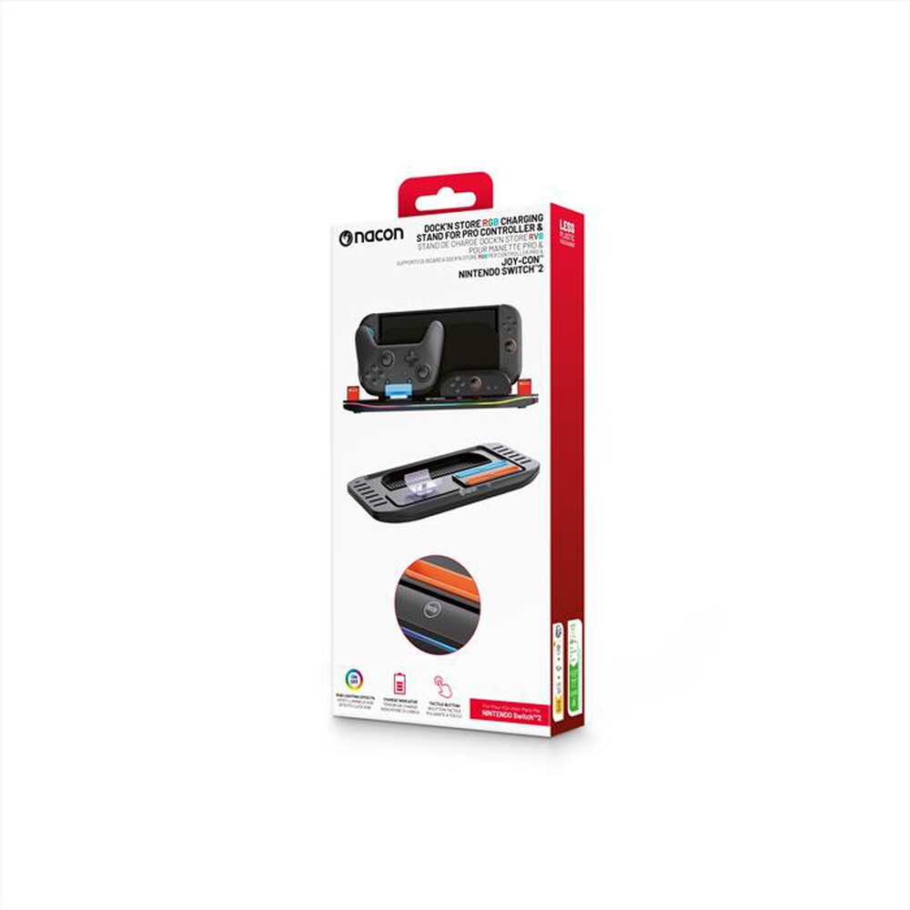 Immagine del prodotto BIG BEN - SUPPORTO RICARICA XL SWITCH2,1 PAD PRO, 2JOYCO-Nero