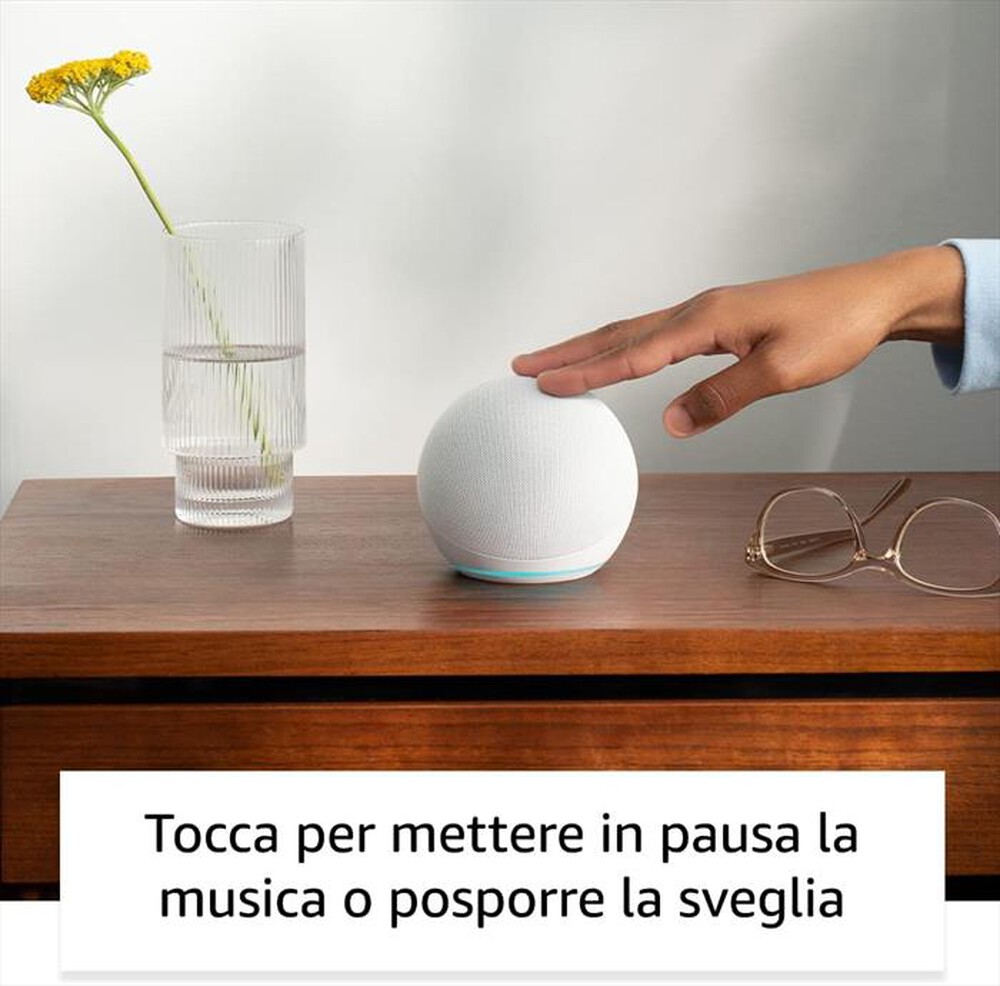 "AMAZON - Speaker ECHO DOT 5 GENERAZIONE-Bianco ghiaccio"