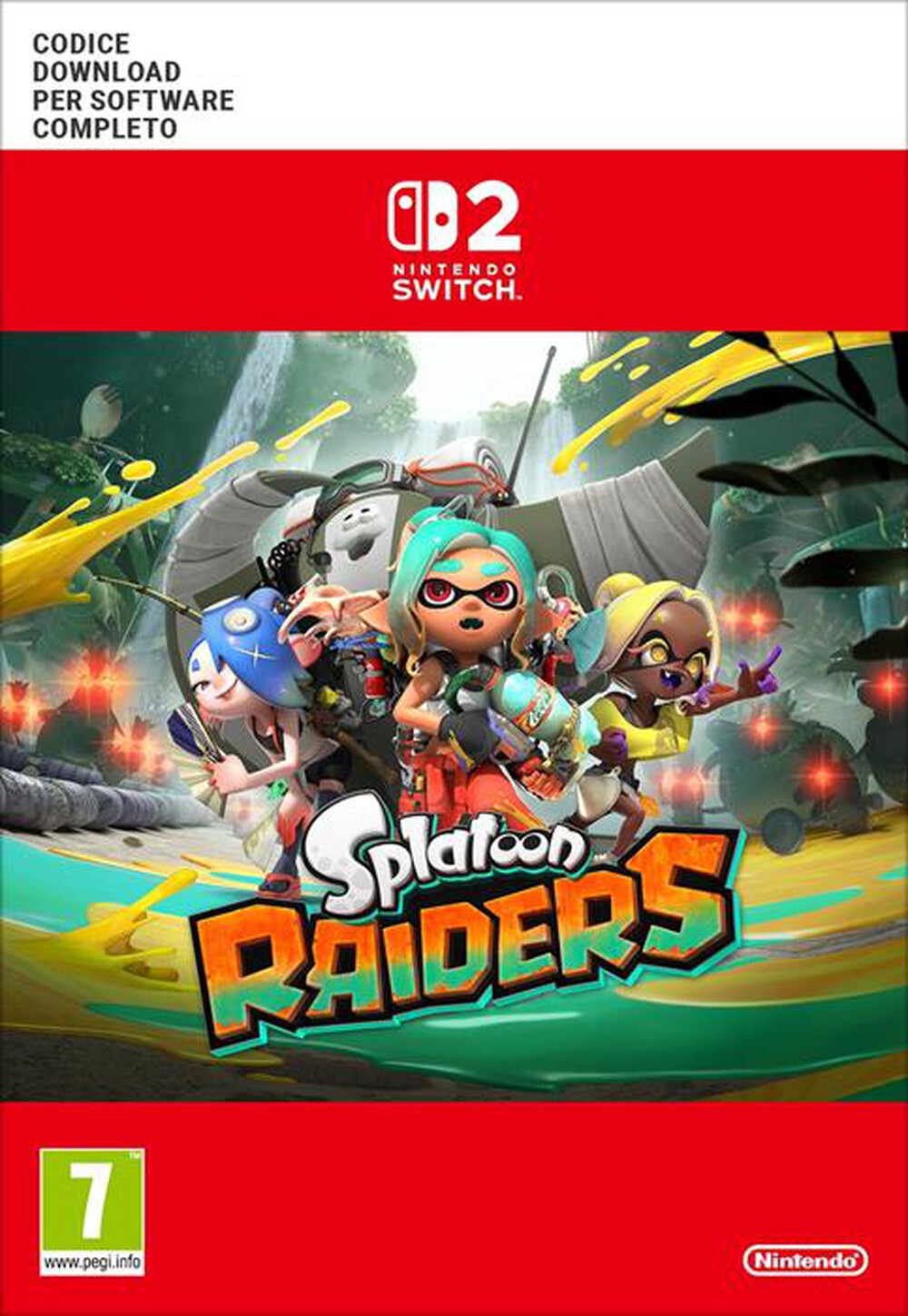 Immagine del prodotto NINTENDO - SPLATOON RAIDERS - CODICE DOWNLOAD