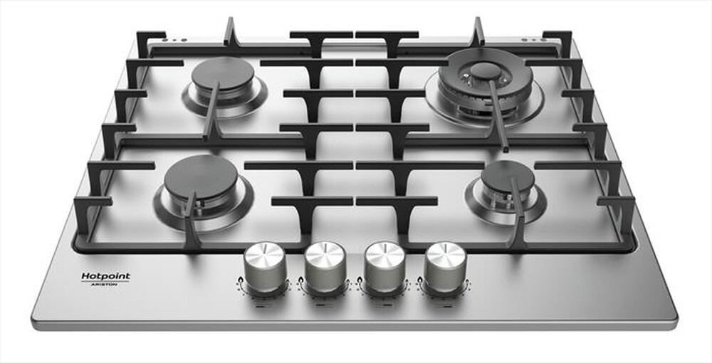 "HOTPOINT ARISTON - Piano cottura a gas PPH 60G DF/IX HOB OA 4 fuochi"