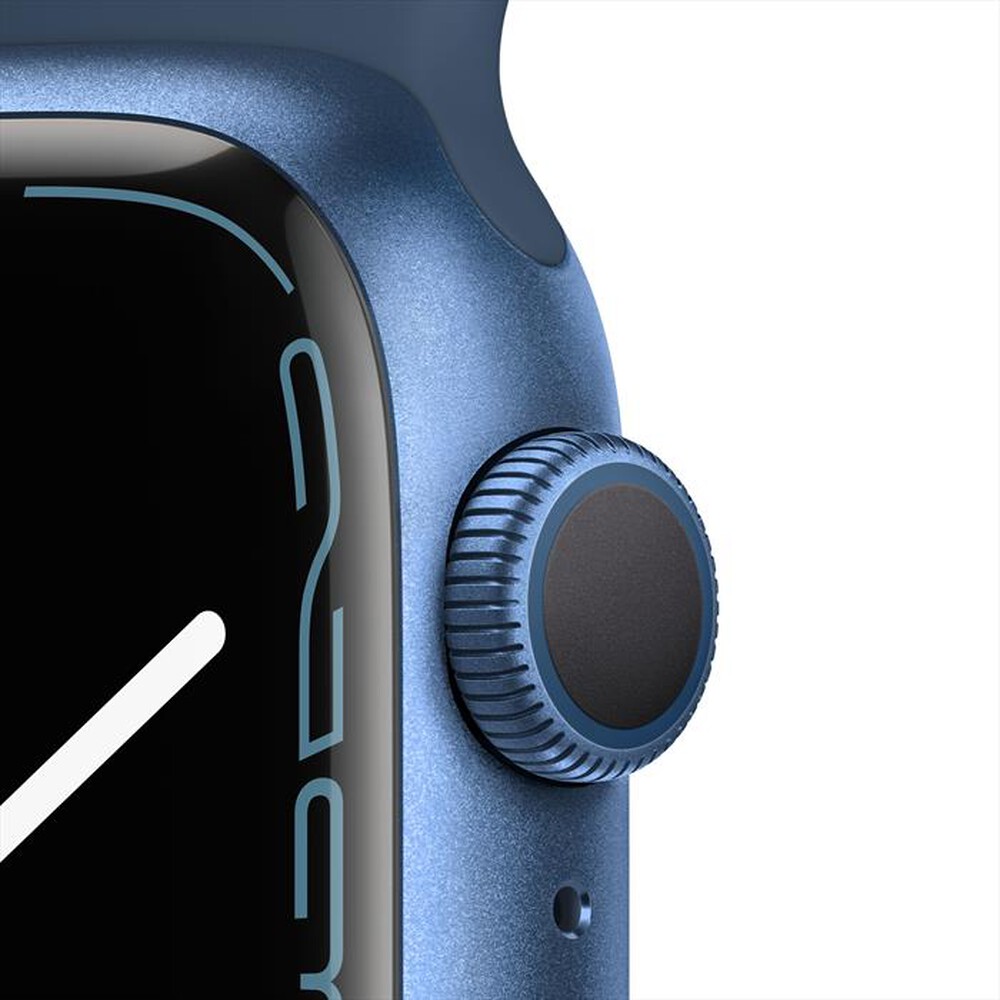 "APPLE - Apple Watch Series 7 GPS 41mm Alluminio-Cinturino Sport Azzurro"