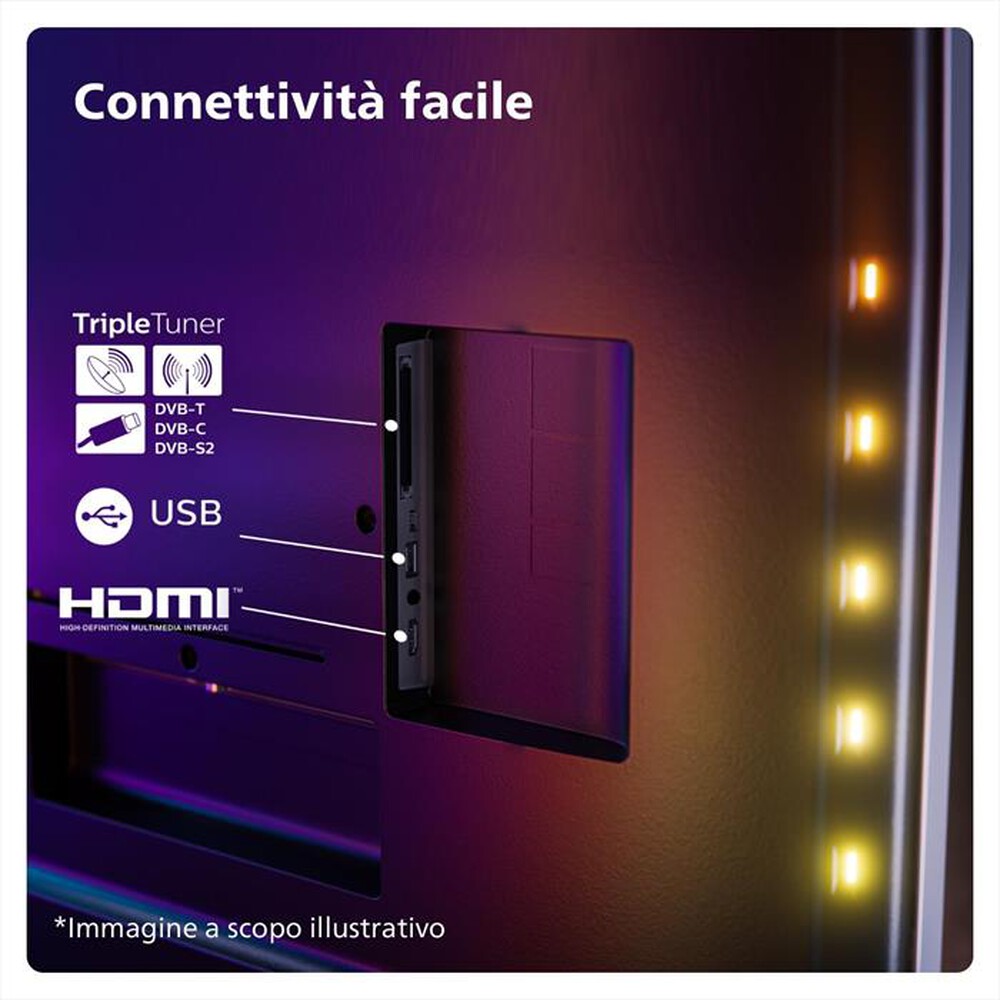 Immagine del prodotto PHILIPS - Smart TV LED UHD 4K 55" 55PUS8009/12-Black