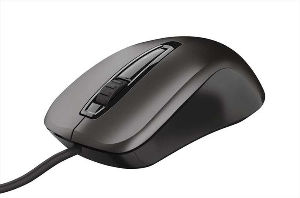 "TRUST - CARVE WIRED MOUSE-Black"
