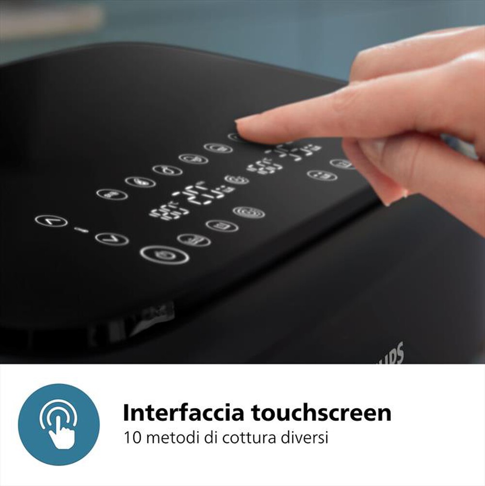 "PHILIPS - Friggitrice ad aria AIRFRYER SERIE 1000 NA150/00-Nero"