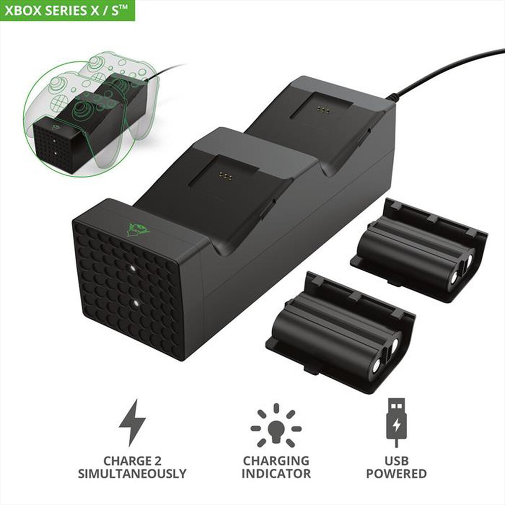 Immagine del prodotto TRUST - GXT250 DUO CHARGE DOCK XBSX-Black
