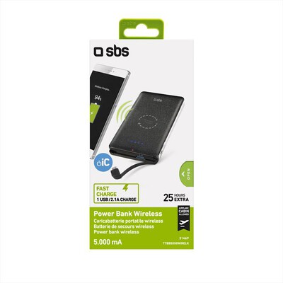 SBS - TTBB5000WIRELK - Nero