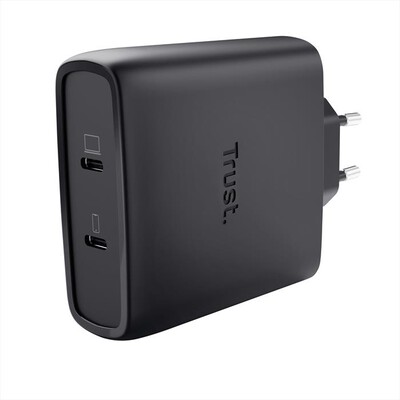 TRUST - MAXO 100W 2P USB-C GAN CHARGER-Black