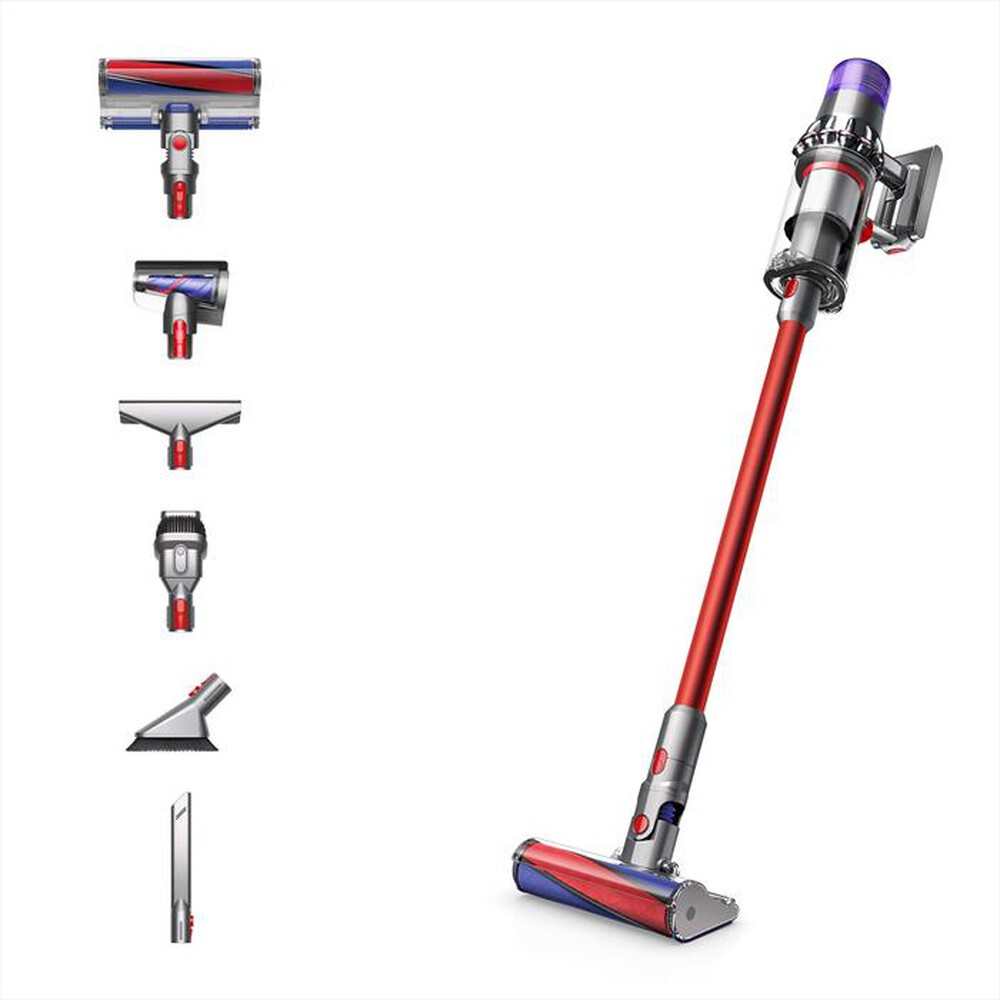 DYSON - Scopa elettrica V11 FLUFFY-NICKEL/RED
