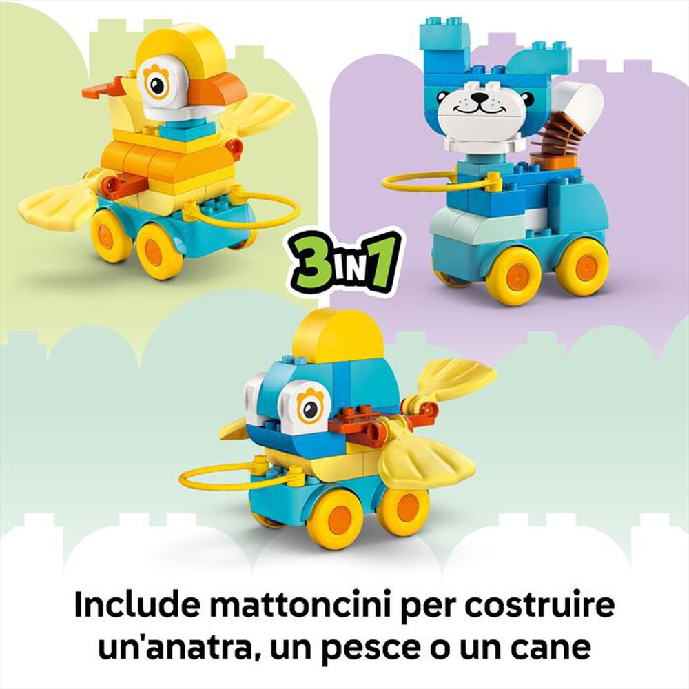 "LEGO - ANIMALI SU RUOTE 3 IN 1-,"