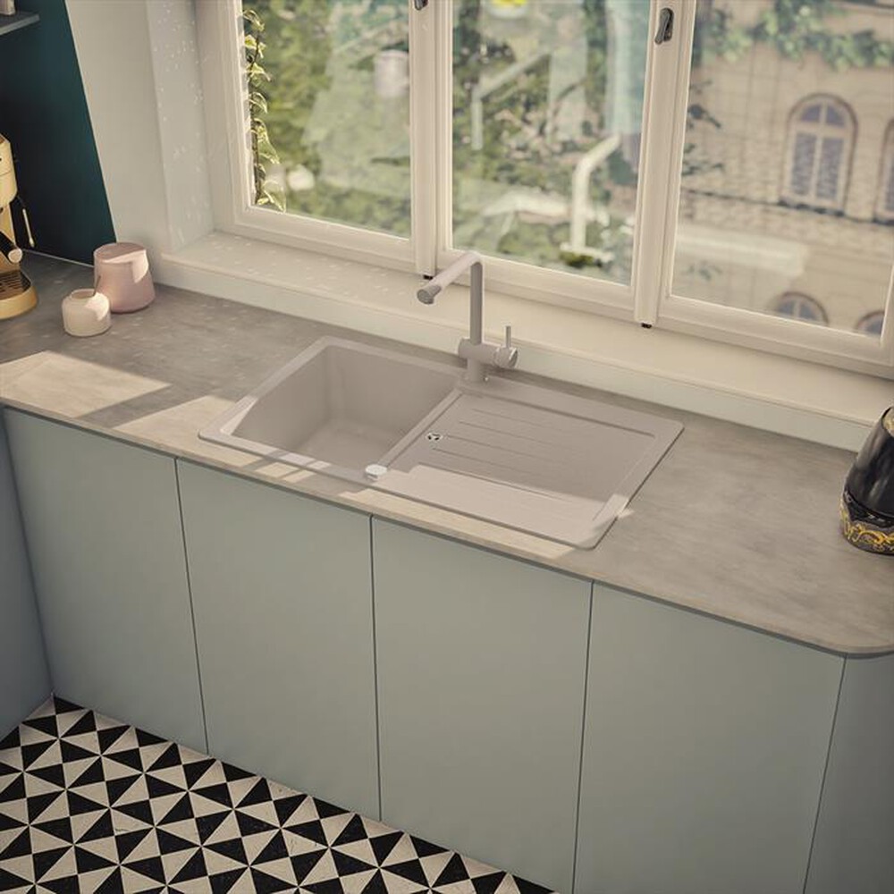 Immagine del prodotto GLEM GAS - Lavello 1 vasca GLU861WH-Bianco Opaco