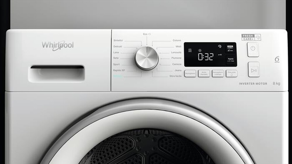 "WHIRLPOOL - Asciugatrice FRESHCARE FFT M11 8X3WS IT 8 Kg -A+++-Bianco"