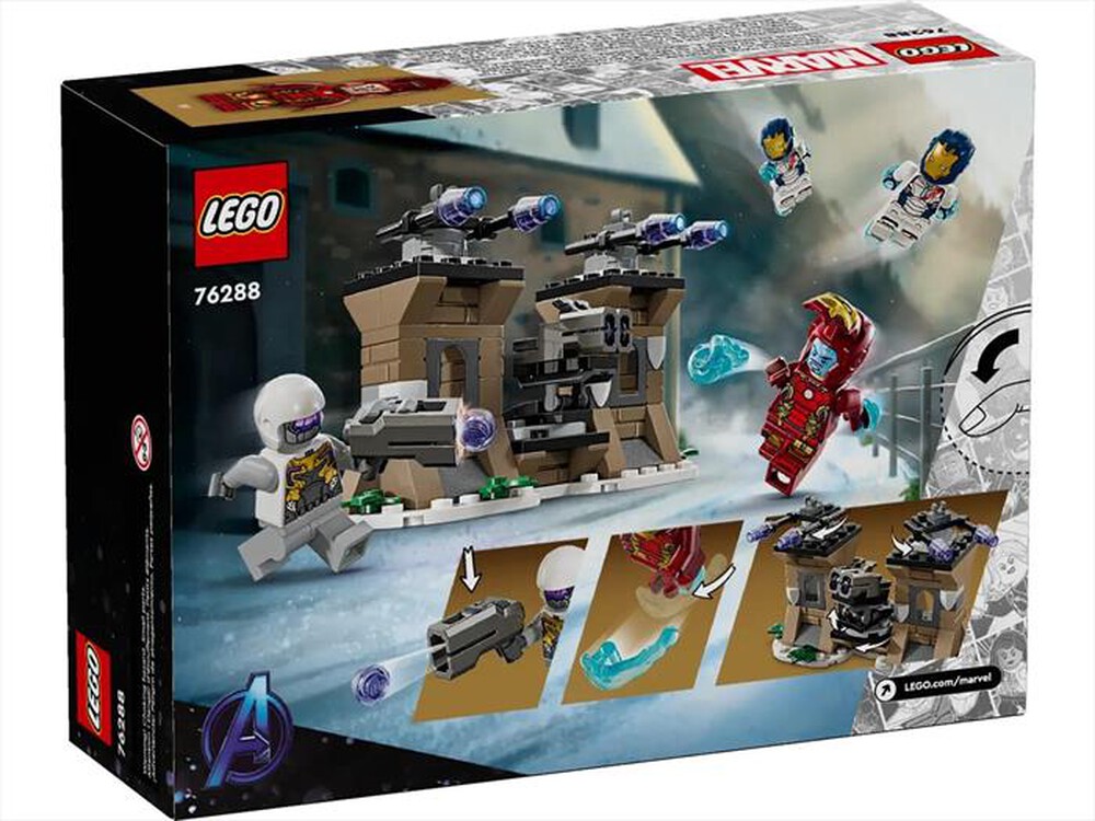 "LEGO - Iron Man e Legione di ferro vs.Soldato Hydra-76288-Multicolore"