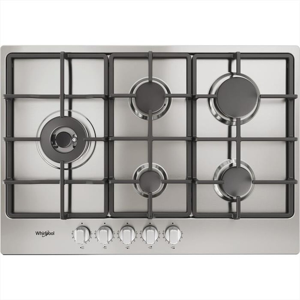 Immagine del prodotto WHIRLPOOL - Piano cottura a gas ELEMENTS TGML 761 IX/R 73 cm-Acciaio inossidabile