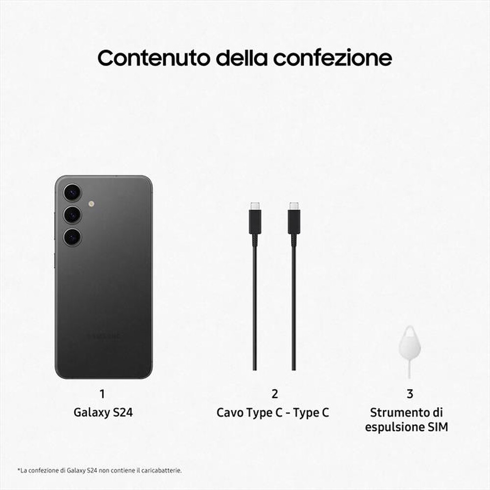 Immagine del prodotto SAMSUNG - GALAXY S24 256GB-Onyx Black