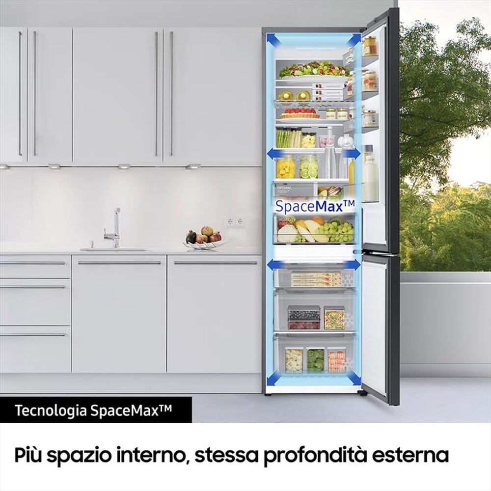 "SAMSUNG - Frigorifero combinato F-RB34D152738 BESPOKE-Satin Graphite-Glam Lavender"