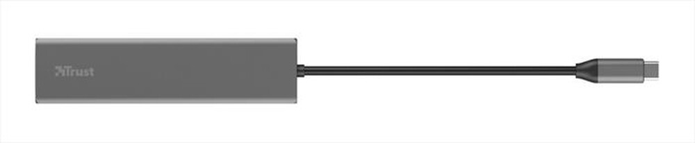 "TRUST - HALYX FAST USB-C HUB & CARD READER-Grey"