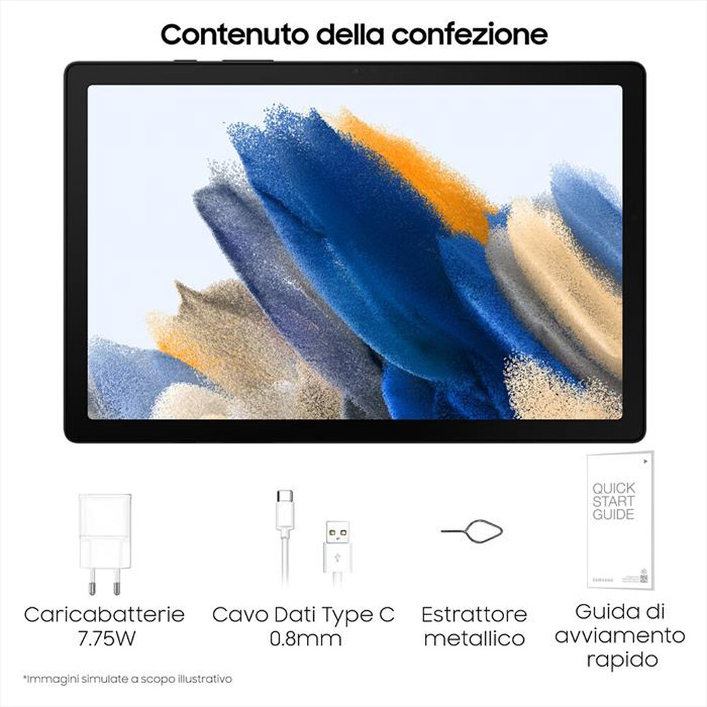 "SAMSUNG - GALAXY TAB A8 LTE 64GB-Gray"