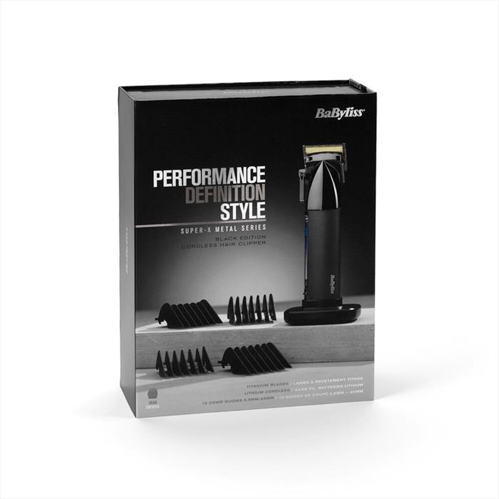 "BABYLISS - Regola capelli E991E-Nero cromato"
