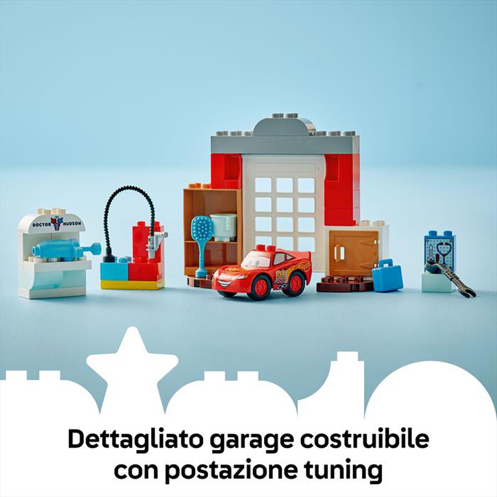 "LEGO - LA VISITA DI MCQUEEN ALLOFFICINA DI DOC-,"