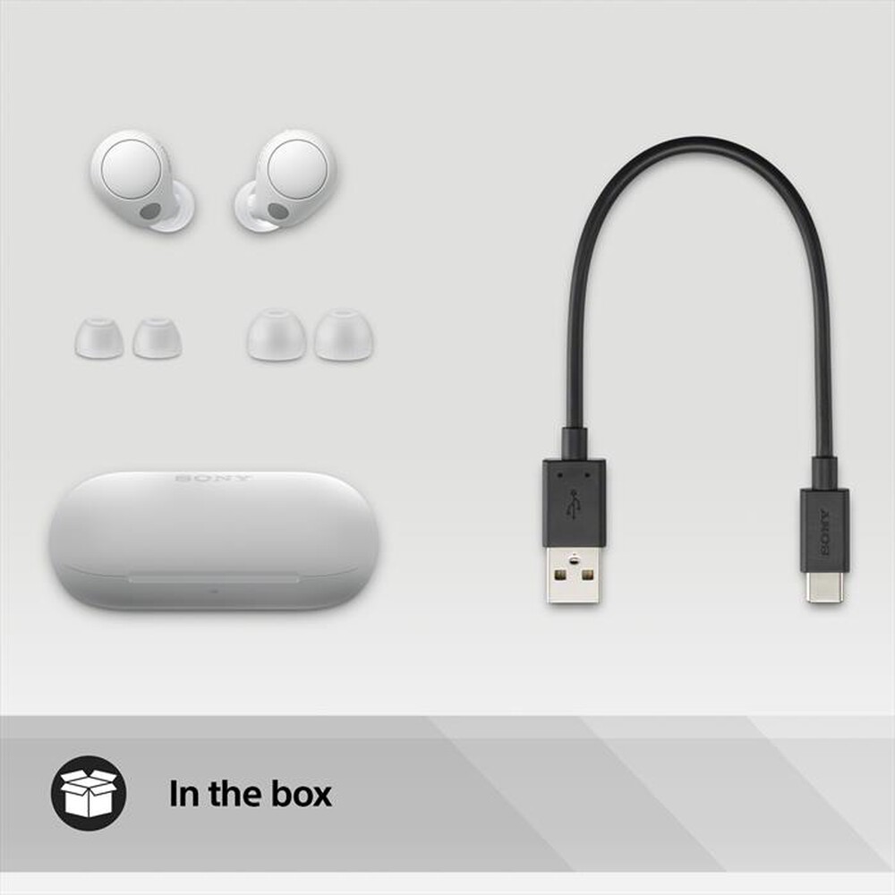 "SONY - Auricolari bluetooth WFC700NW.CE7-Bianco"