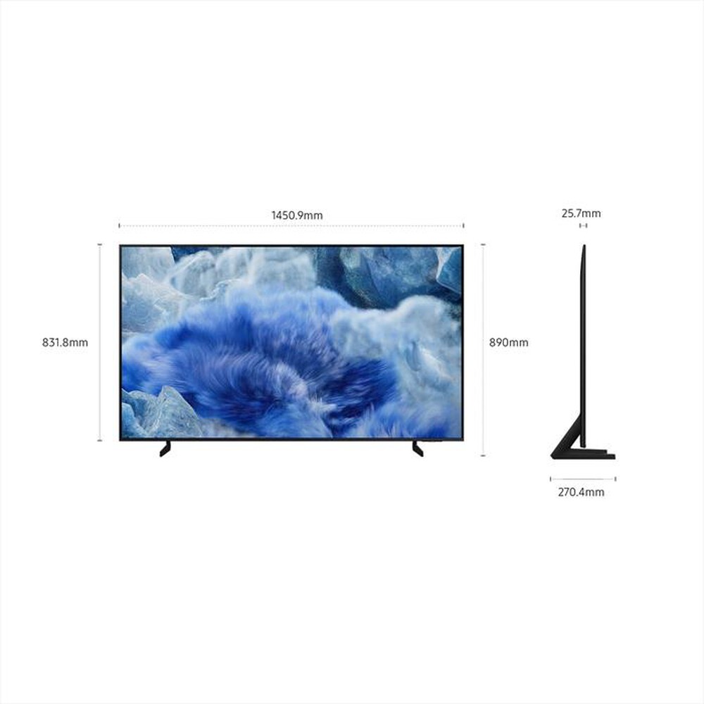Immagine del prodotto SAMSUNG - Smart TV Q-LED UHD 4K 65" QE65Q8FAAUXZT-Titan Gray