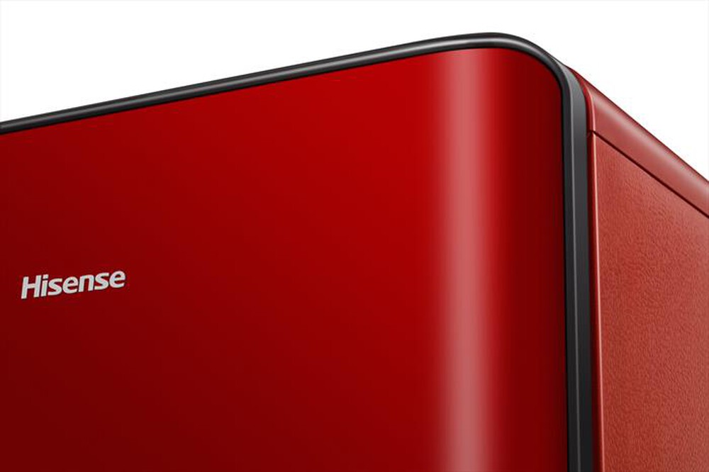 "HISENSE - Frigorifero 1 porta RR106D4CRE Classe E 82 lt-Rosso"