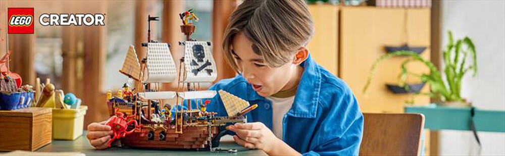 Immagine del prodotto LEGO - CREATORE 3IN1 Iconica nave da pirata - 31387