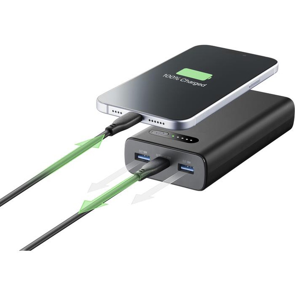 Immagine del prodotto CELLULARLINE - Caricabatterie Portatile PBFAST01PD20000K-Nero