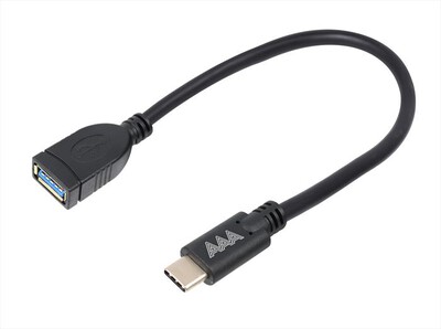 AAAMAZE - CAVO TYPE-C MALE TO USB-A 3.0 IN TPU-Nero