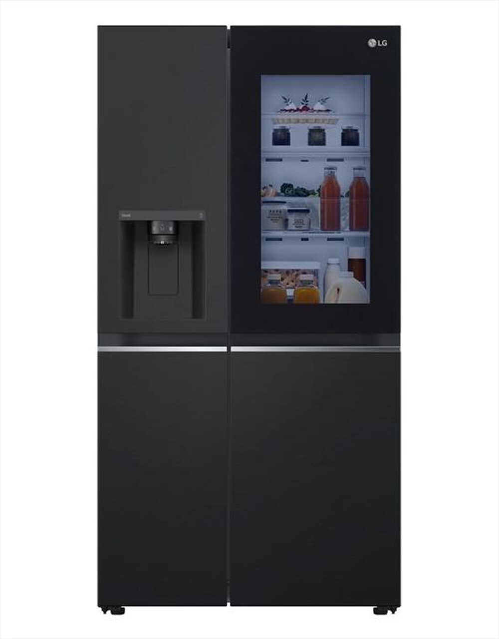 "LG - Frigorifero side by side GSGV80EPLL InstaView - E-Black"