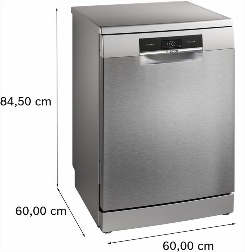 "BOSCH - Lavastoviglie SMS8TCI01E Classe A 14 coperti-Acciaio inossidabile"