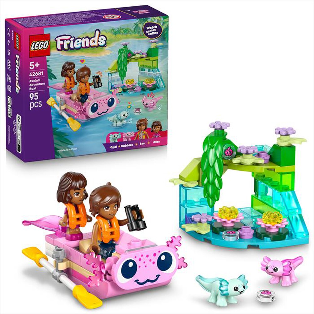 Immagine del prodotto LEGO - FRIENDS Barca d&rsquo;avventura Axolotl - 42681
