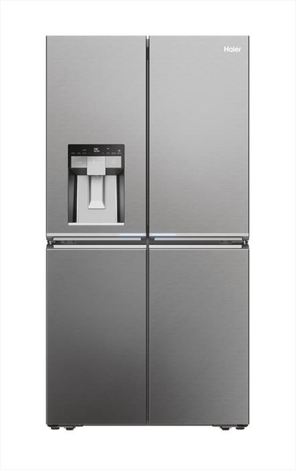 Immagine del prodotto HAIER - Frigorifero side by side HCR7918EIMP ClasseE 601lt-Platino, Acciaio inossidabile