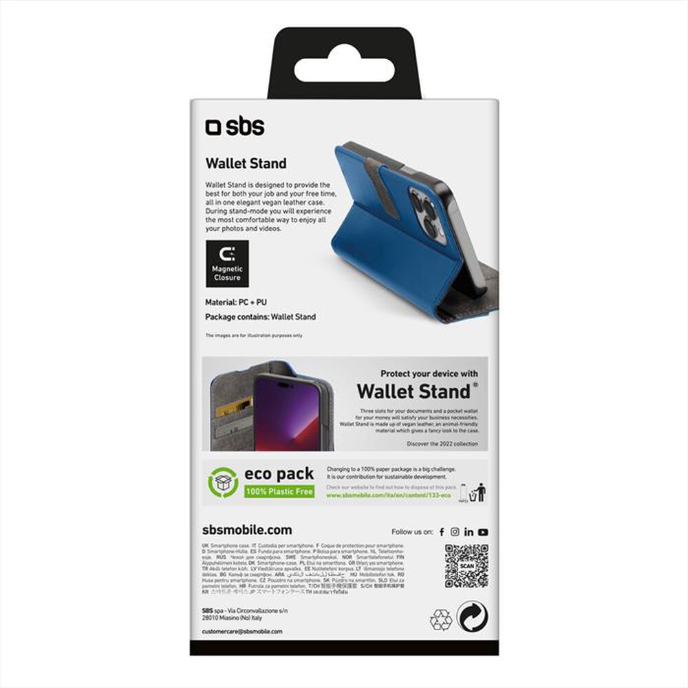 Immagine del prodotto SBS - Cover TEBKWALIP1467PB per iPhone 14  Pro Max-Blu