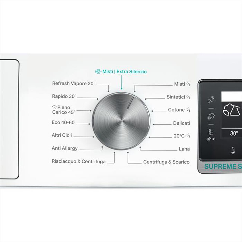 "WHIRLPOOL - Lavatrice SUPREME SILENCE W8 W046WR IT 10 Kg - A-Bianco"