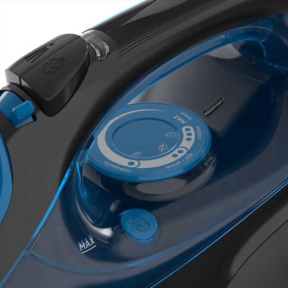 "BLACK & DECKER - Ferro da stiro a vapore BXIR2605E-NERO/BLU"