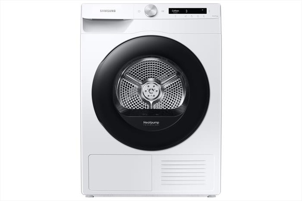 "SAMSUNG - Asciugatrice DV80T5220AW/S3 - 8 Kg - A+++-BIANCO CON OBLO' Shiny Black"