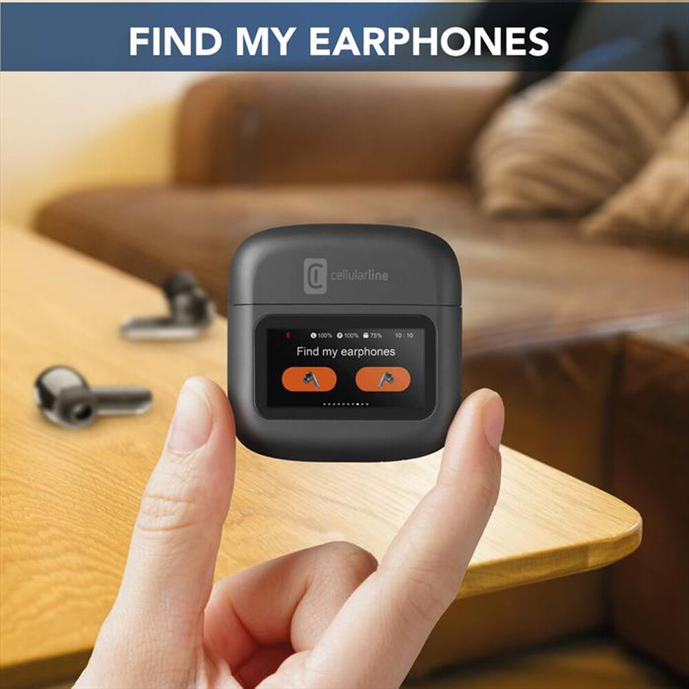 Immagine del prodotto CELLULARLINE - Auricolare bluetooth HUSH-Nero