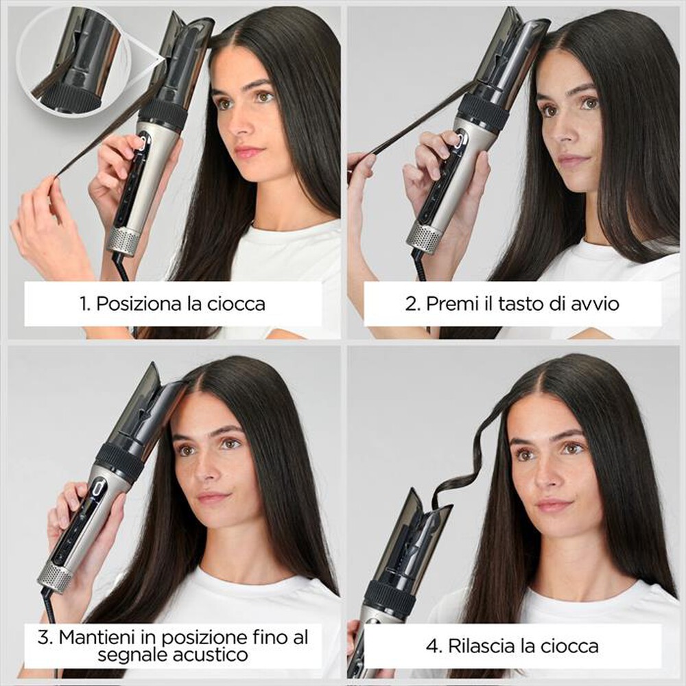 Immagine del prodotto BABYLISS - Arricciacapelli automatico C6688E-Grigio/Nero