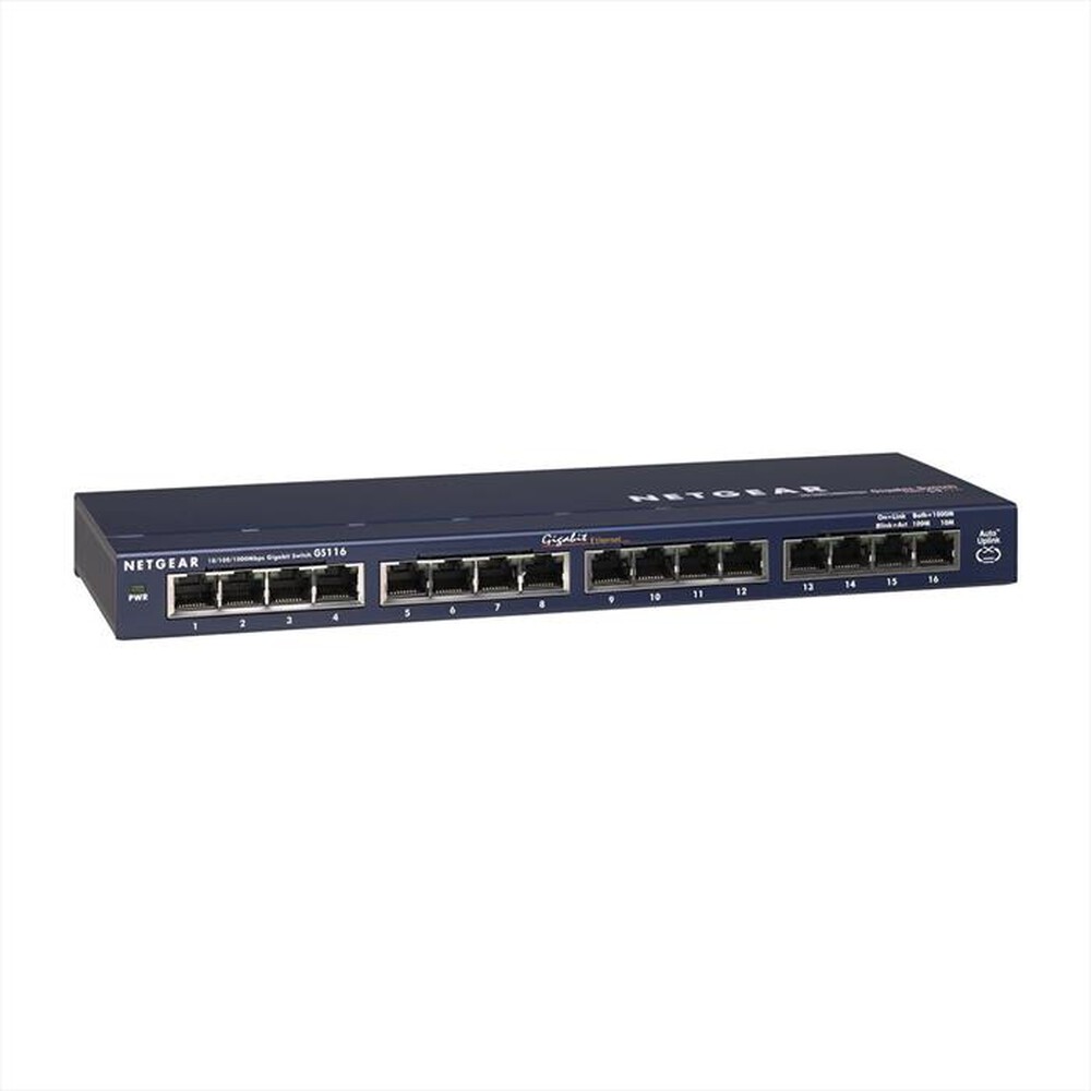 "NETGEAR - Switch 16 porte GS116GE-nero"